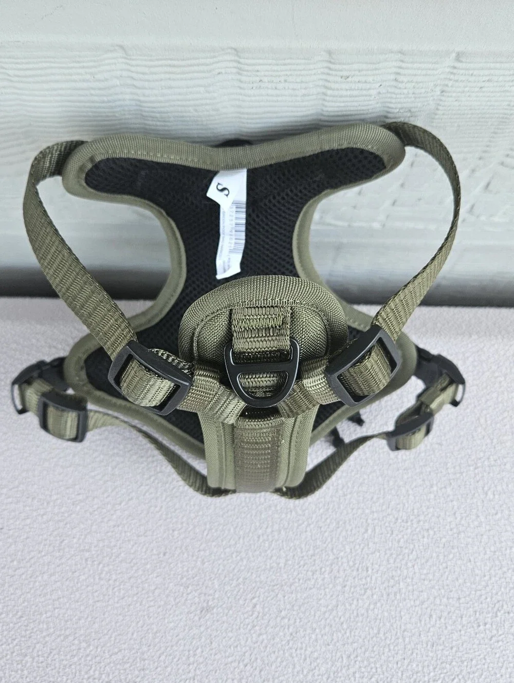 Kong Army Green Poop Bag Dog Harness Size Small Padded Handle